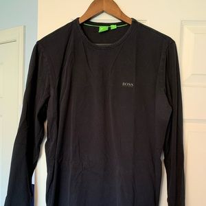 Men’s black Hugo Boss long sleeve shirt